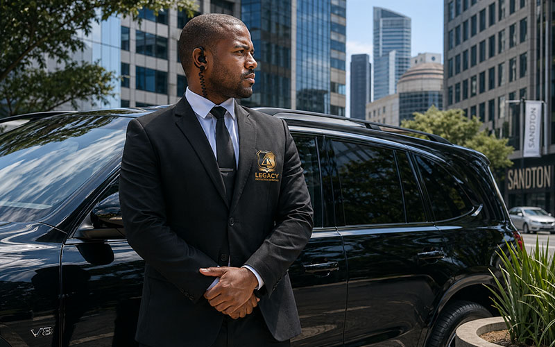 Legacy Protection Services corporate security team protecting executive leadership and corporate headquarters