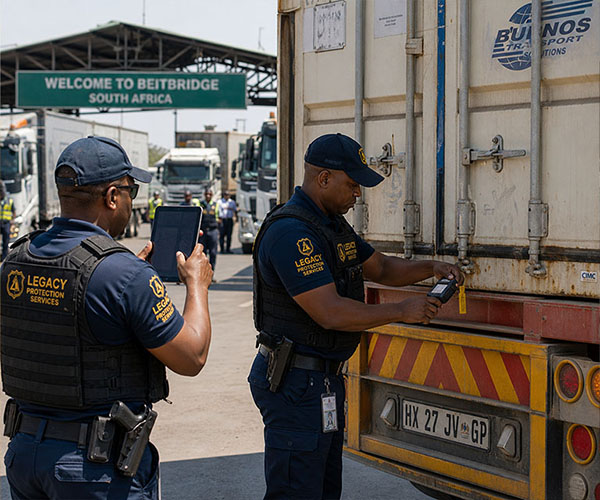 Legacy Protection Services logistics security coverage areas across Africa transport corridors and mining routes