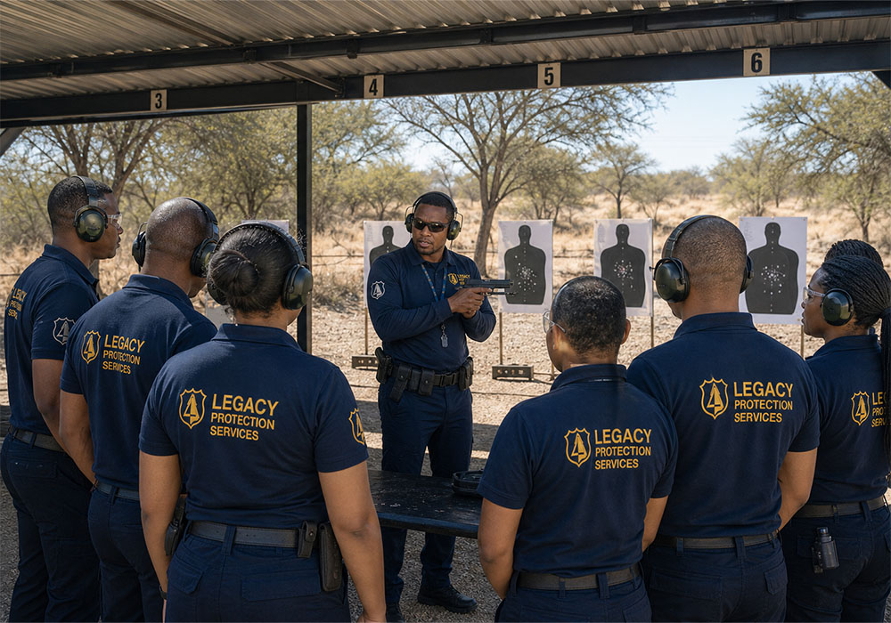 Legacy Protection Services professional training facility with Special Forces instructors providing tactical and firearm competency certification